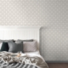 Picture of Morgrove Grey Trellis Wallpaper