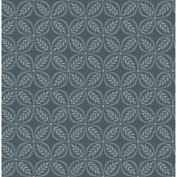 Picture of Morgrove Blue Trellis Wallpaper