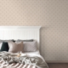 Picture of Morgrove Beige Trellis Wallpaper