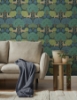 Picture of Forest of Arden Blue Deer Wallpaper