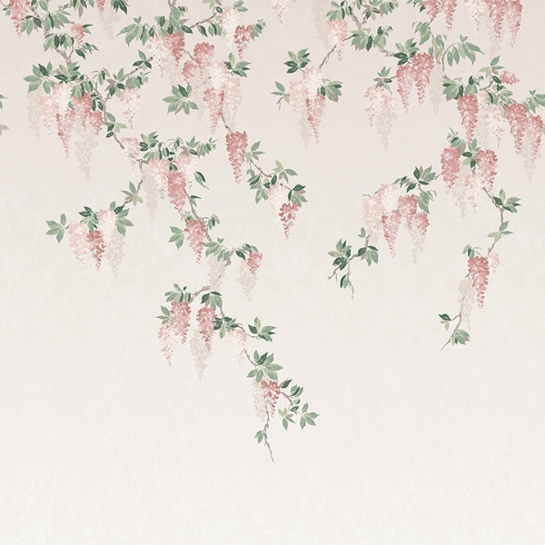 Picture of Wisteria Blush Wall Mural