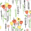 Picture of Mabel Yellow Floral Field Wallpaper