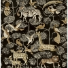 Picture of Rigby Black Jungle Animals Wallpaper