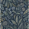 Picture of Briar Navy Floral Wallpaper