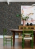 Picture of Briar Charcoal Floral Wallpaper