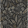 Picture of Briar Black Floral Wallpaper