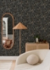 Picture of Briar Black Floral Wallpaper