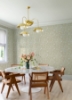 Picture of Idalia Beige Floral Flamingo Wallpaper