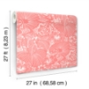 Picture of Idalia Coral Floral Flamingo Wallpaper