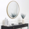 Picture of Leslie Gold 30-in Mirror