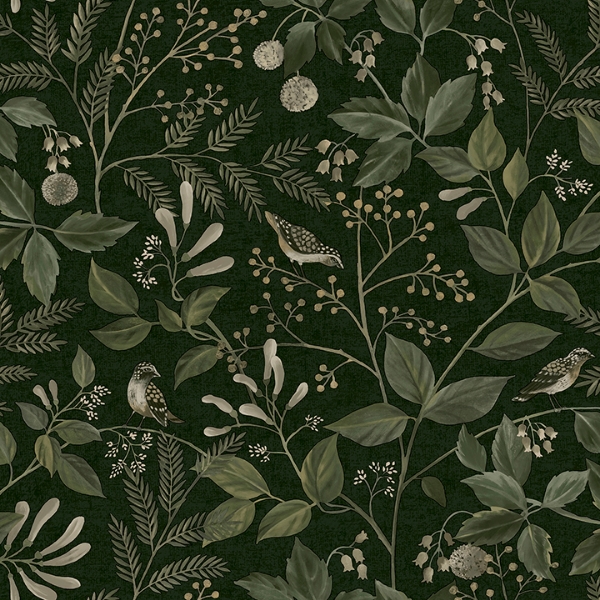 Picture of CLJ Emerson Hunter Green Peel and Stick Wallpaper