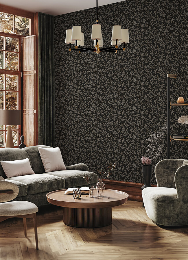 Wallpaper Rovan CJS6342 - Rowan Pepper Peel and Stick Wallpaper - by Chris Loves Julia ...