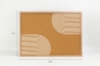 Picture of Modern Arches White Printed Cork Board