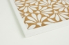 Picture of Abstract Floral White Printed Cork Board