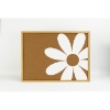 Picture of Daisy White Printed Cork Board