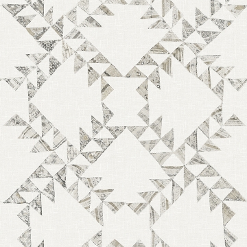 Picture of Scrap Quilt Grey  Wallpaper