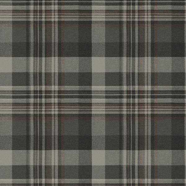 Picture of Dutton Plaid Charcoal  Wallpaper