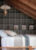 Picture of Dutton Plaid Charcoal  Wallpaper