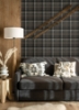 Picture of Dutton Plaid Charcoal  Wallpaper