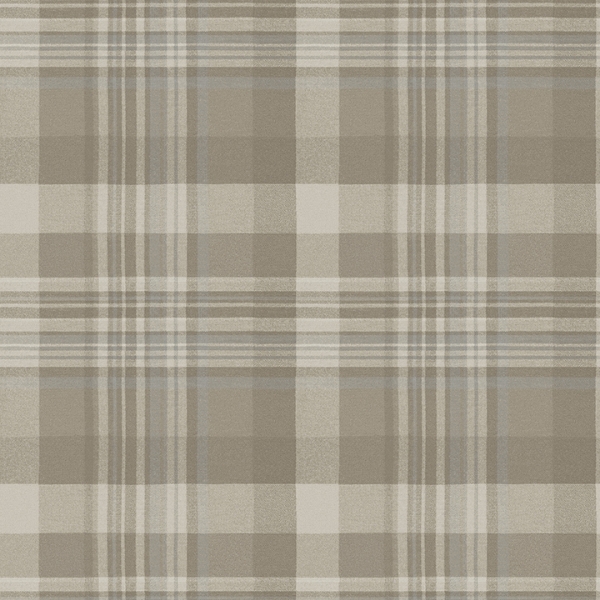 Picture of Dutton Plaid Light Brown  Wallpaper