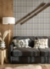 Picture of Dutton Plaid Grey  Wallpaper