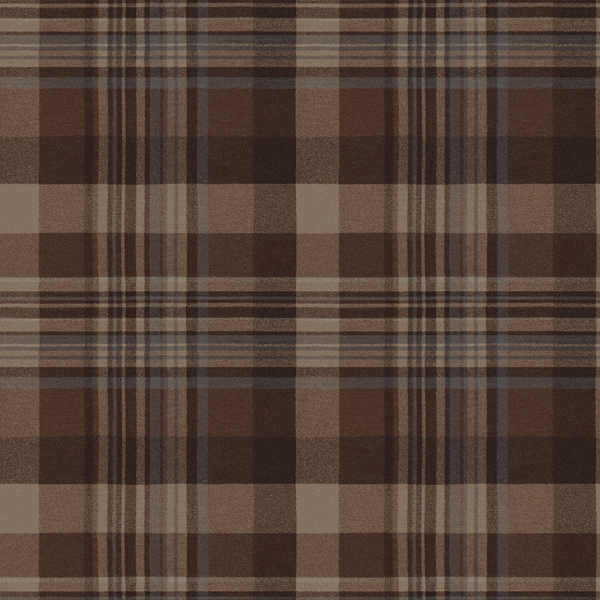 Picture of Dutton Plaid Rust  Wallpaper