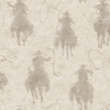 Picture of Stockman Silhouette Light Grey  Wallpaper