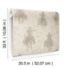 Picture of Stockman Silhouette Light Grey  Wallpaper