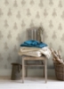 Picture of Stockman Silhouette Light Grey  Wallpaper