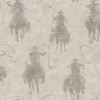 Picture of Stockman Silhouette Grey  Wallpaper