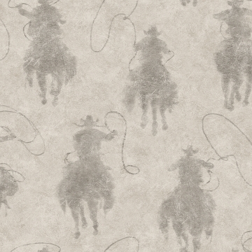 Picture of Stockman Silhouette Grey  Wallpaper