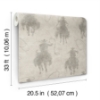 Picture of Stockman Silhouette Grey  Wallpaper