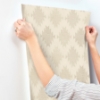 Picture of Stitched Heirloom Khaki  Wallpaper