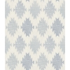 Picture of Stitched Heirloom Indigo  Wallpaper