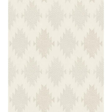 Picture of Stitched Heirloom White  Wallpaper