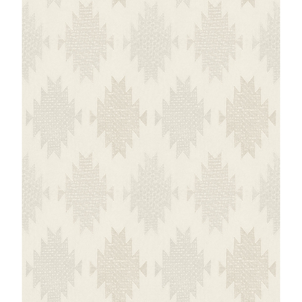 Picture of Stitched Heirloom White  Wallpaper