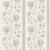 Picture of Edgemoor Sage Jacobean Stripe Wallpaper