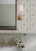 Picture of Edgemoor Sage Jacobean Stripe Wallpaper