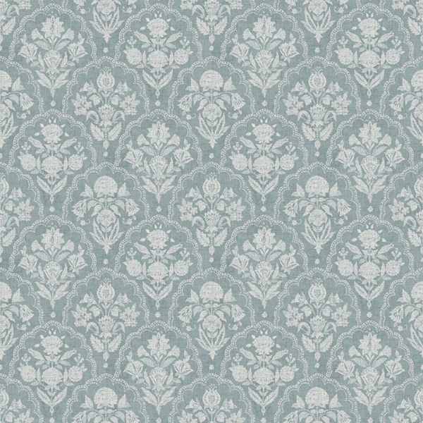 Picture of Frances Blue Fishscale Wallpaper