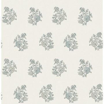 Picture of Overbrook Sage Bouquet Toss Wallpaper