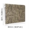 Picture of Gabriel Bronze Fern Wallpaper