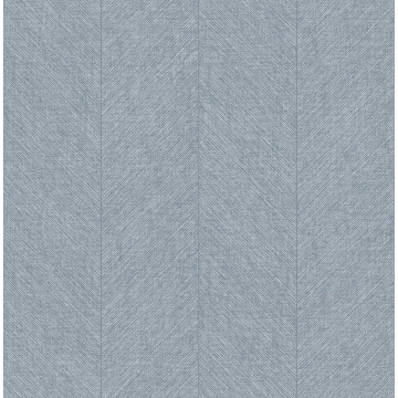 Picture of Kallam Light Blue Chevron Wallpaper