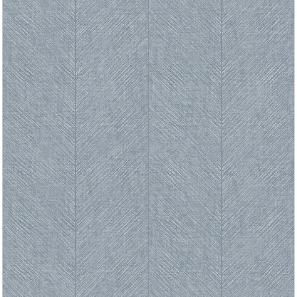 Picture of Kallam Light Blue Chevron Wallpaper