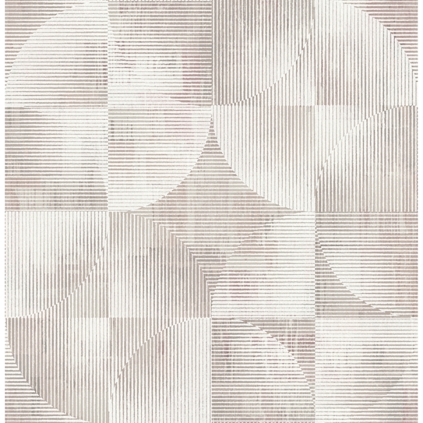 Picture of Woodbine Rose Abstract Geometric Wallpaper