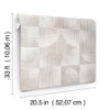 Picture of Woodbine Rose Abstract Geometric Wallpaper