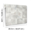 Picture of Woodbine Neutral Abstract Geometric Wallpaper