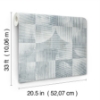 Picture of Woodbine Slate Abstract Geometric Wallpaper