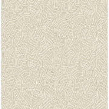 Picture of Hollenback Gold Dotted Abstract Wallpaper