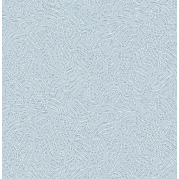 Picture of Hollenback Light Blue Dotted Abstract Wallpaper