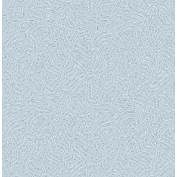 Picture of Hollenback Light Blue Dotted Abstract Wallpaper